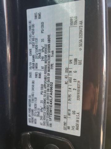 Photo 10 from auction – 2020 FORD F150 SUPER with VIN 1FTEW1E4XLFA09652