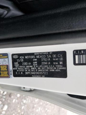 Photo 10 from auction – 2019 KIA FORTE FE with VIN 3KPF24AD1KE057511