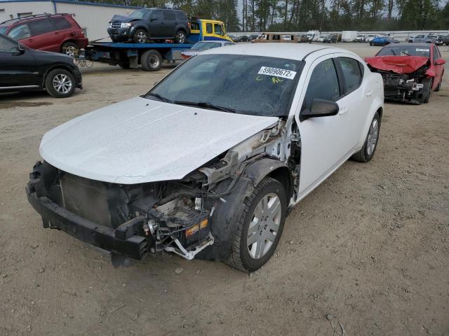 Photo 2 from auction – 2012 DODGE AVENGER SE with VIN 1C3CDZABXCN310402