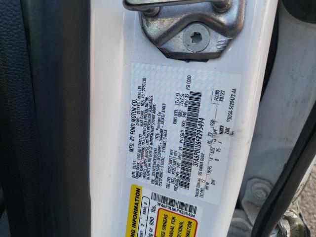 Photo 10 from auction – 2015 FORD FUSION SE with VIN 3FA6P0LU6FR295494