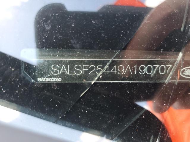 Photo 10 from auction – 2009 LAND ROVER RANGE ROVE with VIN SALSF25449A190707