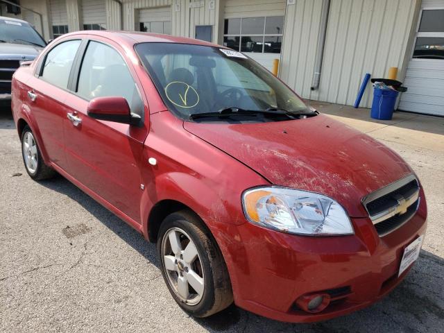 CHEVROLET AVEO LT 2008 with VIN KL1TG56628B023322 - Photo from auction