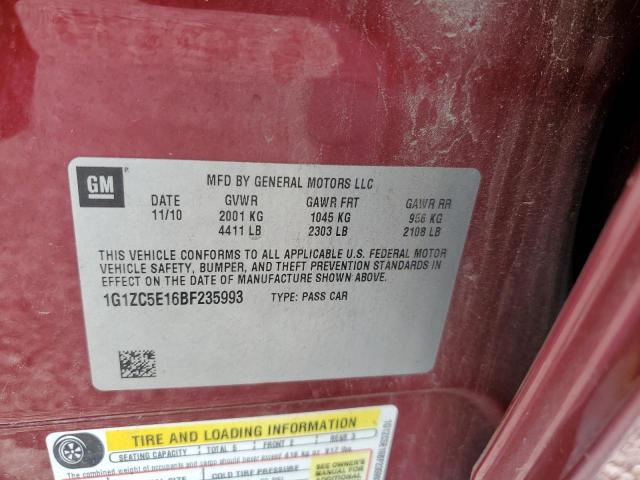 Photo 10 from auction – 2011 CHEVROLET MALIBU 1LT with VIN 1G1ZC5E16BF235993