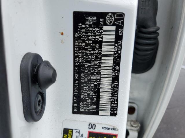 Photo 10 from auction – 2014 TOYOTA COROLLA L with VIN 2T1BURHE8EC131031