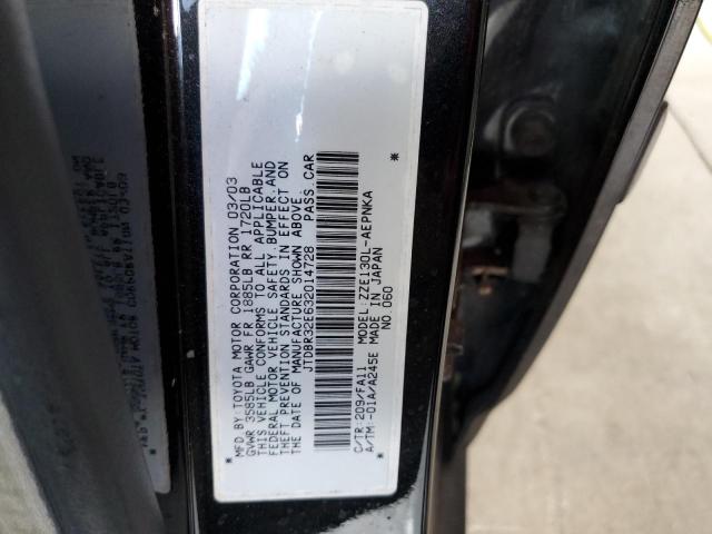 Photo 10 from auction – 2003 TOYOTA COROLLA CE with VIN JTDBR32E632014728