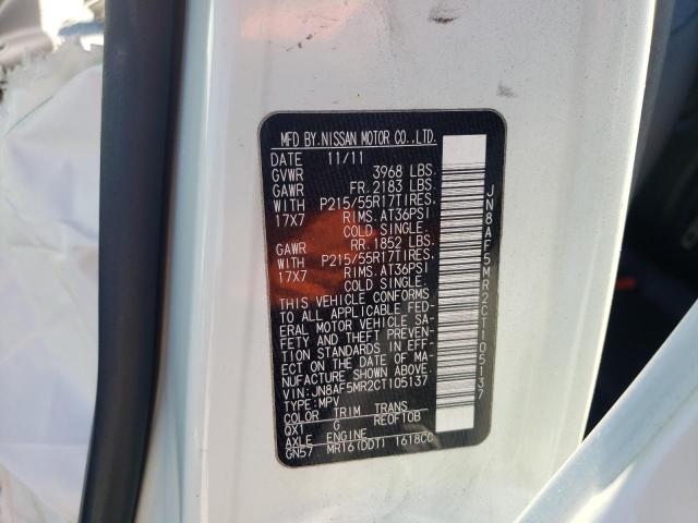 Photo 10 from auction – 2012 NISSAN JUKE S with VIN JN8AF5MR2CT105137