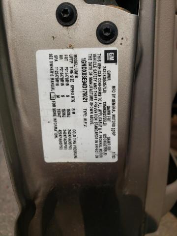 Photo 10 from auction – 2004 CHEVROLET VENTURE with VIN 1GNDX03E94D179021