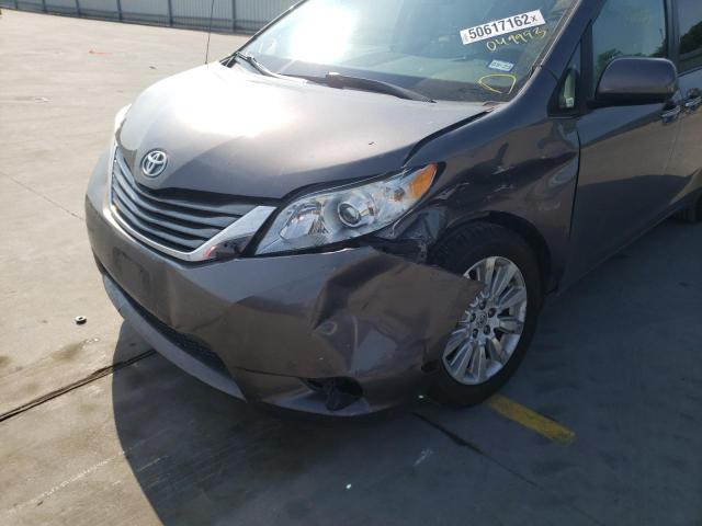 Photo 9 from auction – 2013 TOYOTA SIENNA XLE with VIN 5TDDK3DC9DS049993