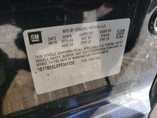 Photo 10 from auction – 2015 CHEVROLET MALIBU LS with VIN 1G11B5SLXFF341732