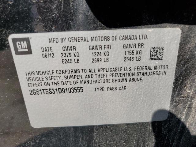 Photo 10 from auction – 2013 CADILLAC XTS PREMIU with VIN 2G61T5S31D9103555