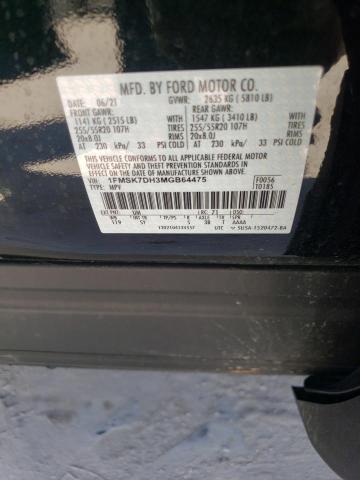 Photo 10 from auction – 2021 FORD EXPLORER X with VIN 1FMSK7DH3MGB64475