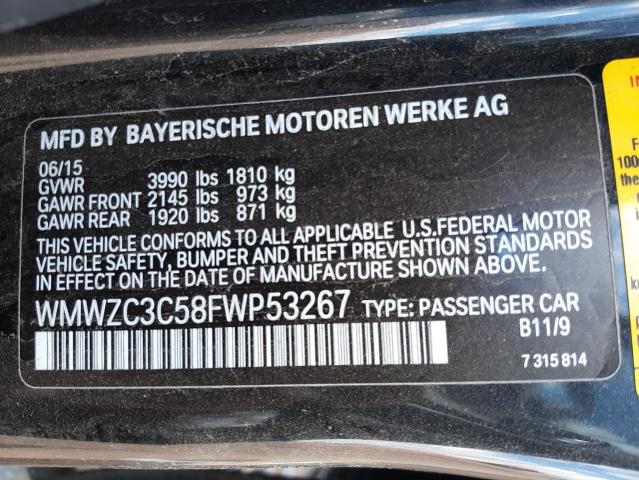 Photo 10 from auction – 2015 MINI COOPER S C with VIN WMWZC3C58FWP53267