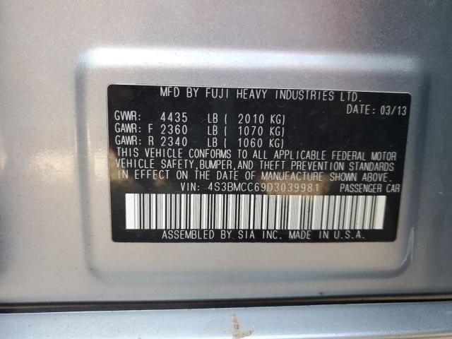 Photo 10 from auction – 2013 SUBARU LEGACY 2.5 with VIN 4S3BMCC69D3039981