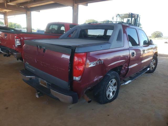 Photo 4 from auction – 2004 CHEVROLET AVALANCHE with VIN 3GNEC12T34G239836