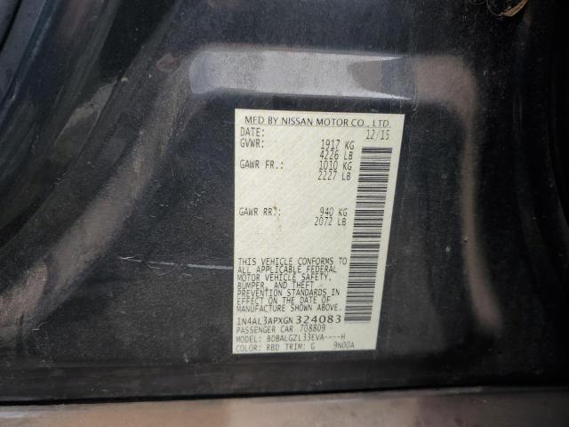 Photo 10 from auction – 2016 NISSAN ALTIMA 2.5 with VIN 1N4AL3APXGN324083