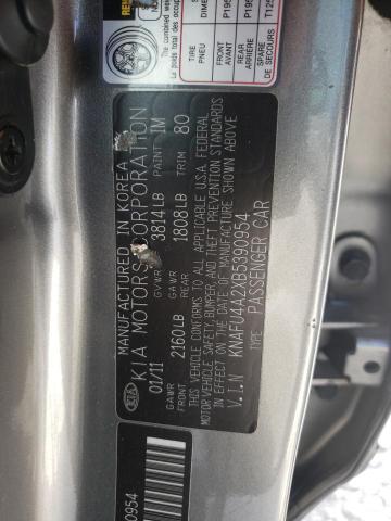 Photo 10 from auction – 2011 KIA FORTE EX with VIN KNAFU4A2XB5390954
