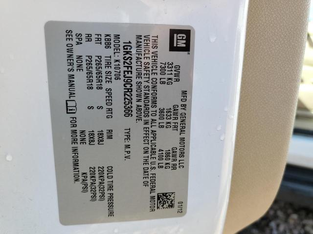 Photo 10 from auction – 2012 GMC YUKON HYBR with VIN 1GKS2FEJ9CR225366