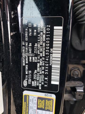 Photo 10 from auction – 2016 KIA OPTIMA LX with VIN 5XXGT4L33GG051102