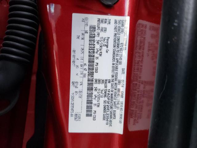 Photo 10 from auction – 2014 FORD FOCUS SE with VIN 1FADP3F20EL235419