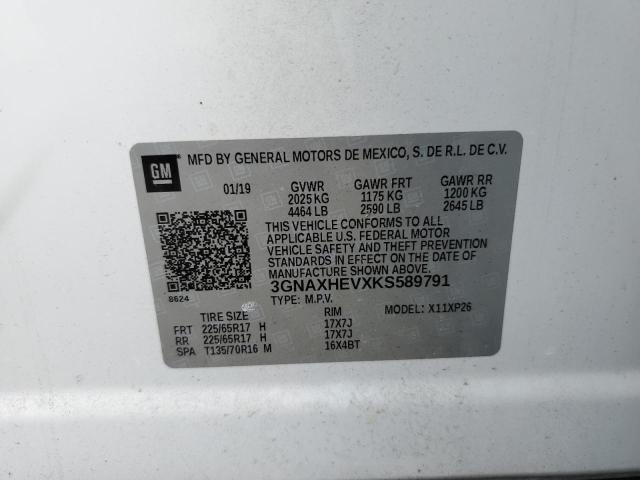 Photo 10 from auction – 2019 CHEVROLET EQUINOX LS with VIN 3GNAXHEVXKS589791