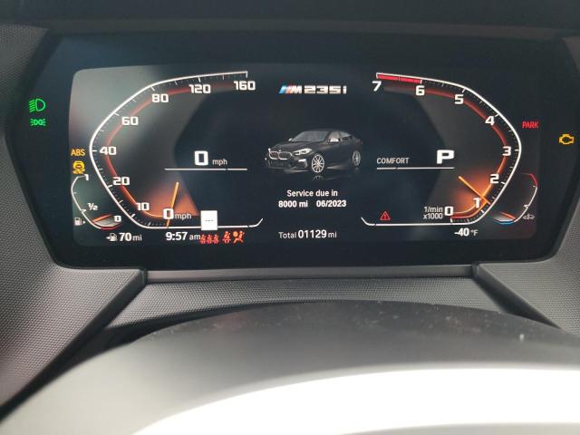 Photo 8 from auction – 2022 BMW M235XI with VIN WBA13AL07N7K87247
