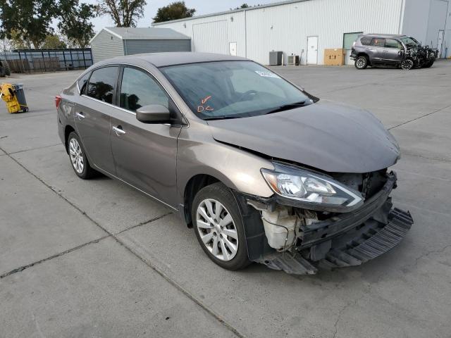 NISSAN SENTRA S 2016 with VIN 3N1AB7AP6GL671370 - Photo from auction