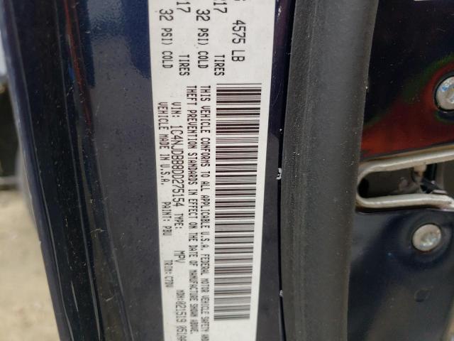 Photo 10 from auction – 2013 JEEP COMPASS SP with VIN 1C4NJDBB8DD275154