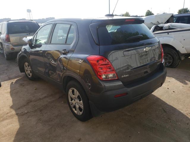 Photo 3 from auction – 2016 CHEVROLET TRAX LS with VIN 3GNCJKSB8GL272739