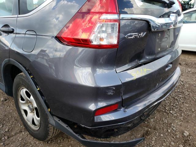Photo 9 from auction – 2015 HONDA CR-V LX with VIN 5J6RM4H33FL014302