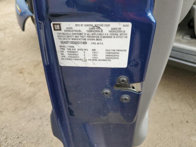 Photo 10 from auction – 2006 BUICK RAINIER CX with VIN 5GADT13S362317409