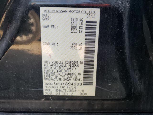 Photo 10 from auction – 2015 NISSAN ALTIMA 2.5 with VIN 1N4AL3AP1FN894908