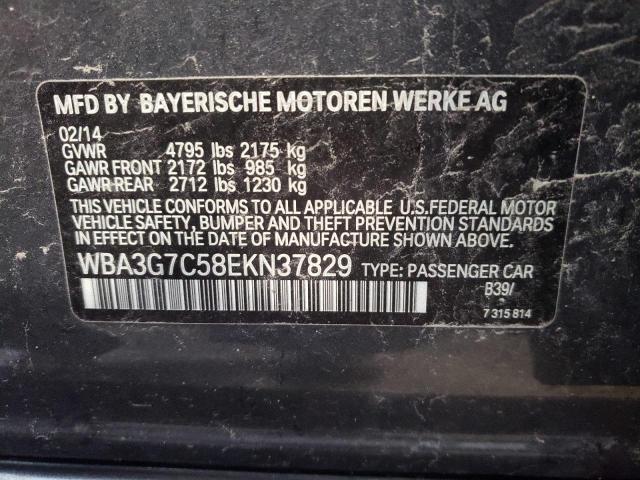 Photo 10 from auction – 2014 BMW 328 XI with VIN WBA3G7C58EKN37829