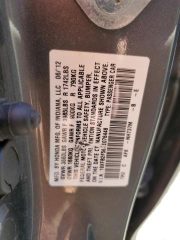 صورة رقم 10 من المزاد - 2012 HONDA CIVIC LX مع VIN 19XFB2F56CE076448