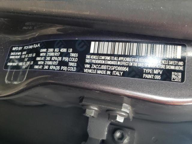 Photo 10 from auction – 2016 JEEP RENEGADE L with VIN ZACCJBBT2GPD66964