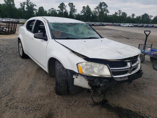 DODGE AVENGER SE 2012 with VIN 1C3CDZAB5CN293668 - Photo from auction