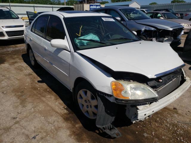 HONDA CIVIC EX 2001 with VIN 2HGES26751H612385 - Photo from auction