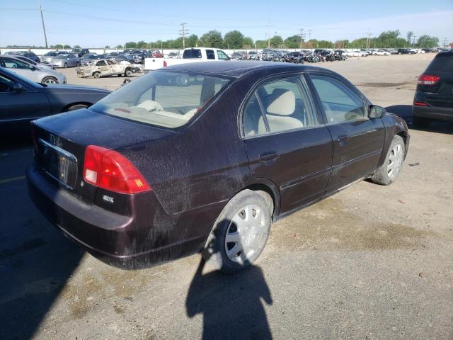 Photo 4 from auction – 2001 HONDA CIVIC EX with VIN JHMES26761S003456