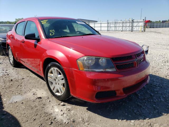 DODGE AVENGER SE 2014 مع رقم تعريف المركبة 1C3CDZAB5EN189281 - صورة من المزاد