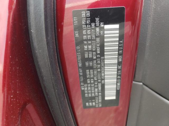 Photo 10 from auction – 2012 SUBARU TRIBECA LI with VIN 4S4WX9KDXC4401218