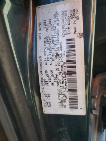 Photo 10 from auction – 1998 TOYOTA 4RUNNER with VIN JT3GM84R4W0030478