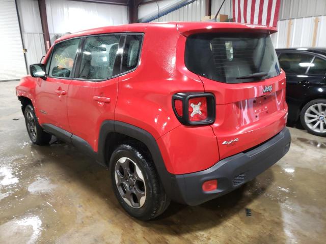 Photo 3 from auction – 2016 JEEP RENEGADE S with VIN ZACCJBATXGPD09378