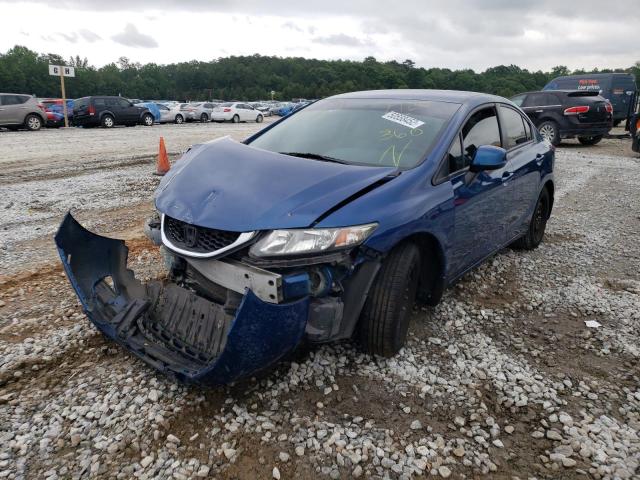 Photo 2 from auction – 2013 HONDA CIVIC LX with VIN 19XFB2F52DE227240