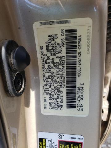 Photo 10 from auction – 2013 TOYOTA COROLLA BA with VIN 5YFBU4EE1DP079313