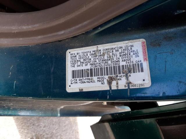 Photo 10 from auction – 1997 TOYOTA TERCEL CE with VIN JT2BC52L0V0215902