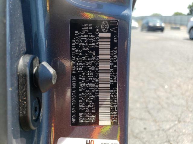 Photo 10 from auction – 2018 TOYOTA COROLLA L with VIN 2T1BURHE1JC091062