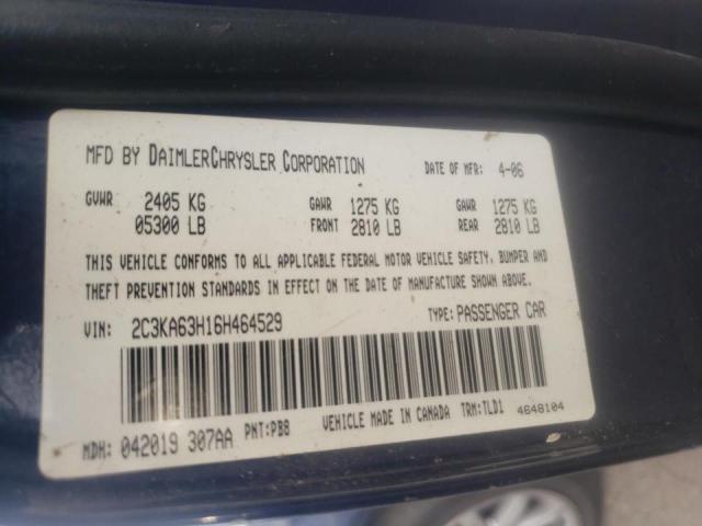 Zdjęcie 10 z aukcji – 2006 CHRYSLER 300C z VIN 2C3KA63H16H464529