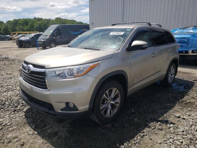 Photo 2 from auction – 2015 TOYOTA HIGHLANDER with VIN 5TDBKRFHXFS147887