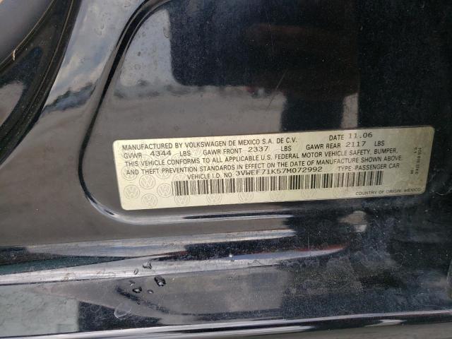 Photo 10 from auction – 2007 VOLKSWAGEN JETTA WOLF with VIN 3VWEF71K57M072992