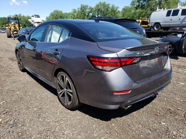Photo 3 from auction – 2021 NISSAN SENTRA SR with VIN 3N1AB8DV4MY263349