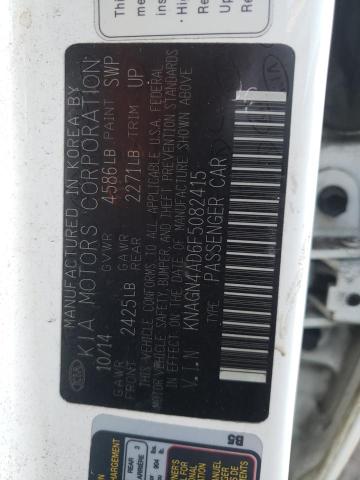 Photo 10 from auction – 2015 KIA OPTIMA HYB with VIN KNAGN4AD6F5082415
